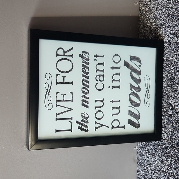 Other - Wall Art Quote Home Decor Picture